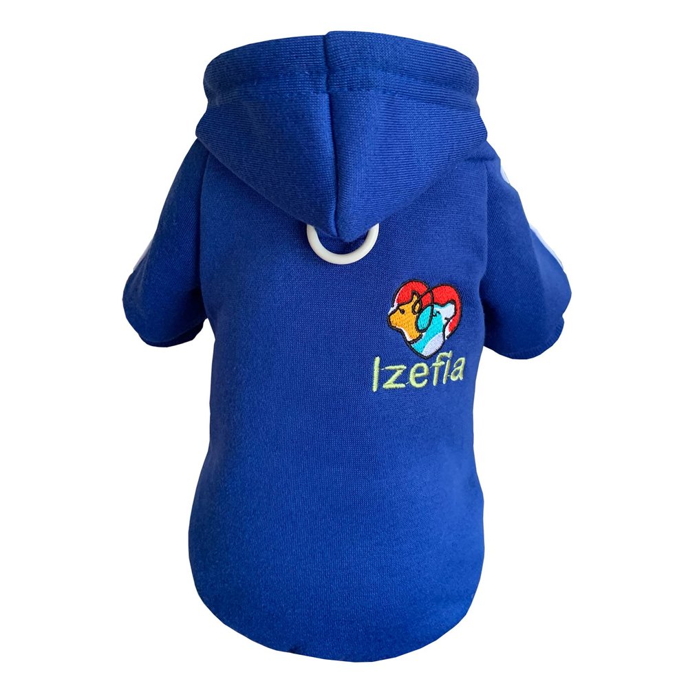 Izefia Dog Hoodie Fleece Pullover