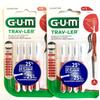 GUM Proxabrush Traveler 4 Interdental Brushes Ref. 1314: 0.8 mm (2) view 1