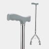 OOVOO Adjustable Quad-Base Walking Cane, Extendable, Anti-Slip, Lightweight Standing Aid for Seniors view 1