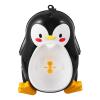 Penguin Urinal for Boys, Wall-Mounted, PP, Black view 1