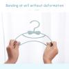XIANGBINXUAN Baby Clothes Hangers, Plastic Suit Hangers with Hooks, Purple, 20 Count view 4