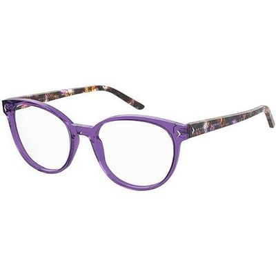 SEVENTH STREET 7A 574 Eyeglasses, Violet Havana, 53, for Women, Violet/Havana, 66