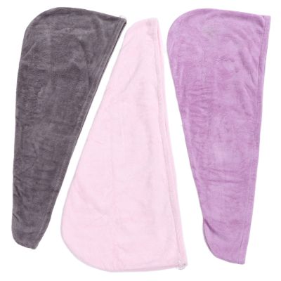 Cyrank 3-Piece Microfiber Hair Towel Wraps