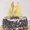“Mr & Mrs” Cake Topper, Glitter Gold, Personalized with Name and Date, Dog, Cat, Beach, Bride and Groom Silhouette view 4