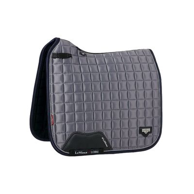 LeMieux Loire Classic Dressage Square Saddle Pad, Twilight Grey, Small/Medium