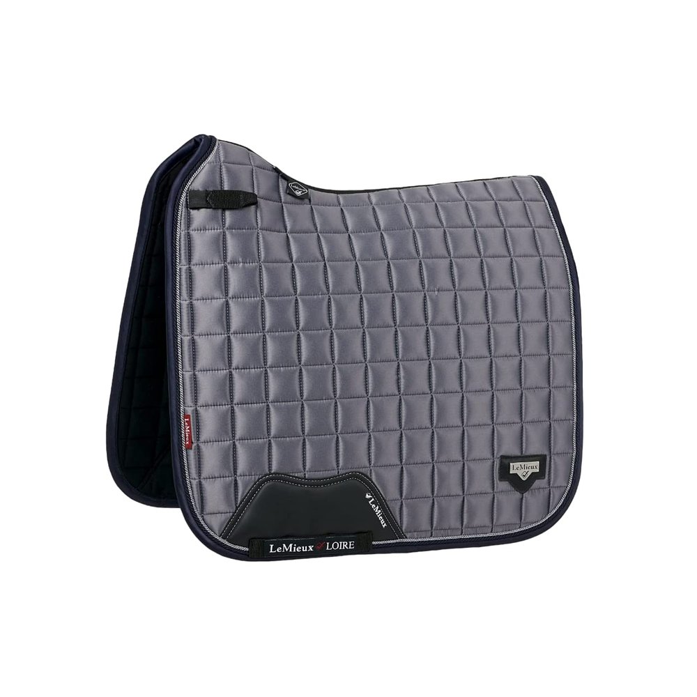 LeMieux Loire Classic Dressage Square Saddle Pad, Twilight Grey, Small/Medium