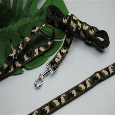 BULLYZEI Camouflage Dog Leash, 25 mm x 1.2 m, with Loop