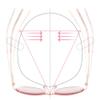 XFAK Women's Rimless Reading Glasses, Pink, Lightweight, Blue-Light Filter, +2.0 view 2
