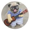 Guitarist Blanket with Pug Design, Anti-Pilling Flannel, 90 cm view 1