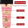 Adjustable O/X-Leg Correction Band, Valgus Knee Posture Corrector, Purple, Medium view 3