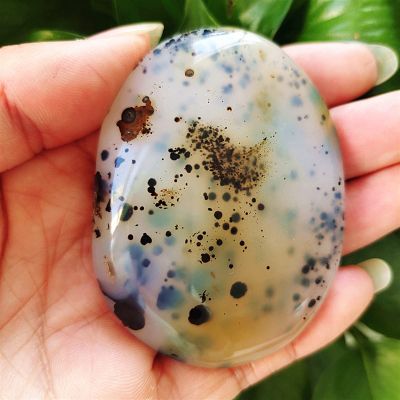 Rough Natural Crystal Agate Stone for Yoga and Meditation, A43, 77 g