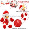Huahuanghui Plush Dog Toy - Snowman view 3