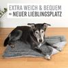 KaraLuna Dog Mat 105 × 70 cm for Home & Travel, Washable, 3 Sizes, Gray view 2