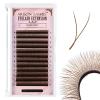 Arison Lashes Dark Brown YY Eyelash Extensions, 0.07 mm, C Curl, 8–15 mm, Pre-Fanned Y-Shape Volume Lashes, 12 Rows view 1
