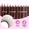 Arison Lashes Dark Brown YY Eyelash Extensions, 0.07 mm, C Curl, 8–15 mm, Pre-Fanned Y-Shape Volume Lashes, 12 Rows view 2