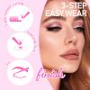 Arison Lashes Dark Brown YY Eyelash Extensions, 0.07 mm, C Curl, 8–15 mm, Pre-Fanned Y-Shape Volume Lashes, 12 Rows view 3
