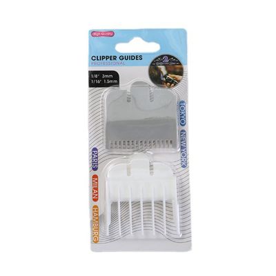 Hair Clipper Guards, 2 or 3 Pieces, Color-Coded Replacement Guides