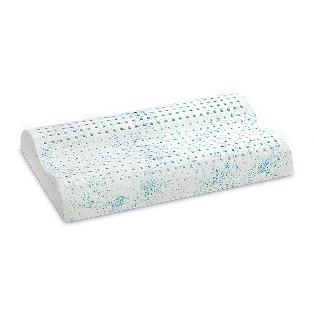 Letti Moderni Gel Latex Anatomic Pillow, 38 x 80 x 12 cm