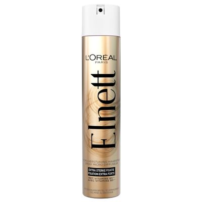 L'Oréal Paris Elnett Satin Extra Strong Hold Hairspray, 400 ml
