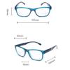 GALLIN PCS Computer Reading Glasses +2.5, Blue-Light Blocking, Black view 3