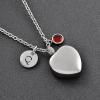 KOMEDO Pet Cremation Urn Necklace for Women, Stainless Steel Ash Memorial Pendant view 3