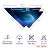 2-Pack Dog Bandanas, Blurred Galaxy, for Girls and Boys view 2
