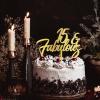 15th Birthday Cake Decoration, Glittery Gold, Personalizable, for Any Age and 15th Anniversary view 4