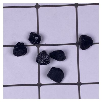 Kigauru Rough Natural Black Crystal Stone, Electrically Demagnetized, Transformable Decoration (Color: D)