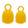 Reusable Silicone Menstrual Cup, BPA-Free, Leak-Resistant, Yellow, Size S view 2
