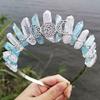 YONGERN Raw Crystal Moon Branch Crown Headband, Bridal Accessory, Gift (Color: 12) view 1
