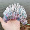 YONGERN Raw Crystal Moon Branch Crown Headband, Bridal Accessory, Gift (Color: 12) view 3