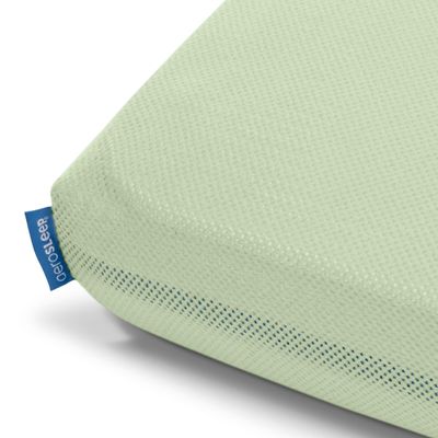 AeroSleep SafeSleep Fitted Sheet for Baby Crib, 120 x 60 cm, Olive