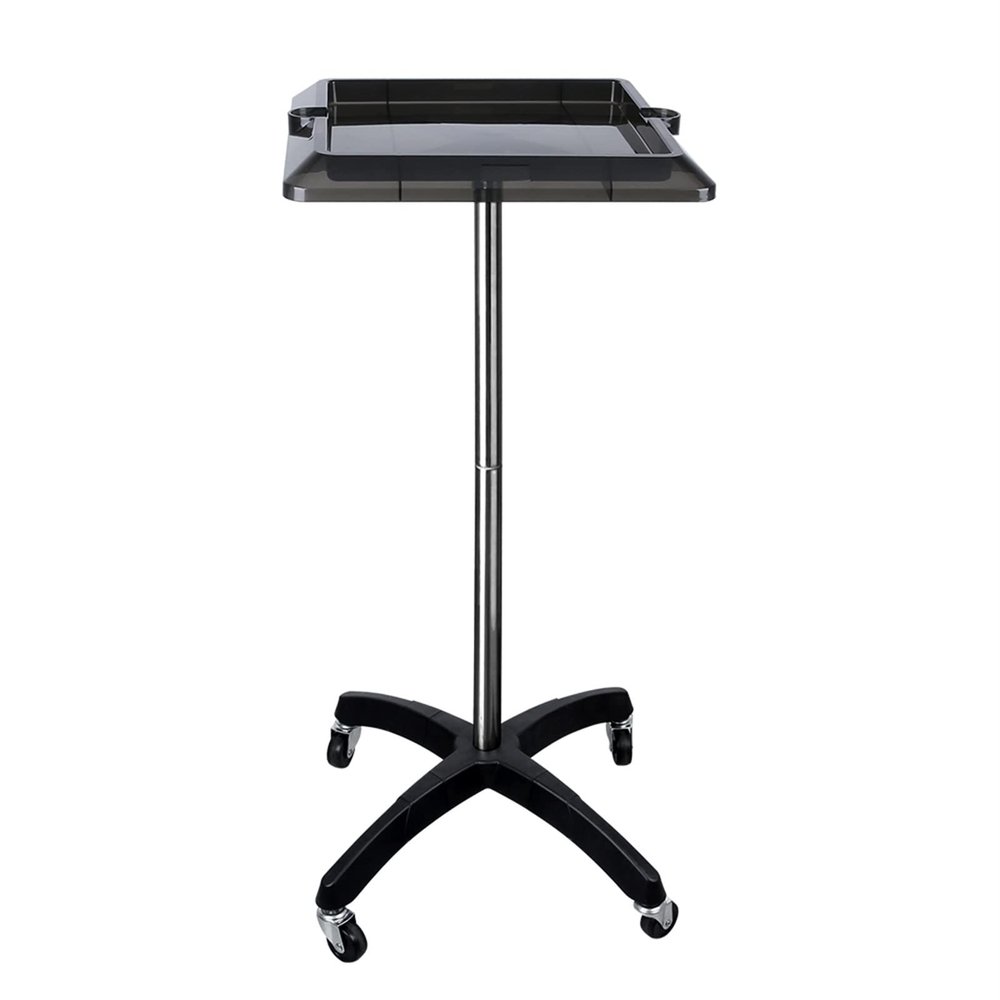 DOLUNTO Salon Trolley Cart with Wheels for Hair Styling Tools, Black