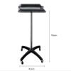 DOLUNTO Salon Trolley Cart with Wheels for Hair Styling Tools, Black view 2