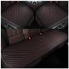 MISSMAO Universal Car Seat Covers for Front Seats, PU Leather Seat Cushions, Breathable Seat Protectors, Red, 3-Piece Set view 1