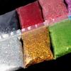 10/20/50 g Holographic Mixed Hexagonal Pudgy Nail Art Glitter, Silver Sequins, Laser Flakes, Nail Art Decoration - MX13-10g view 2