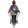 RBAZYFXUJ Hair Cutting Cape with Colorful Stripes, One Size view 4