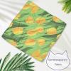 2-Pack Dog Bandana, Yellow Tulip with Green Leaves view 3