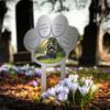 Stainless Steel Pet Memorial Stake for Dogs & Cats – Personalized Garden Decoration (Fixed Design) view 2
