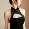 SINGUYUN Sexy Cheongsam Cosplay Lingerie Dress with Mesh Embroidery, Babydoll, One Size view 2