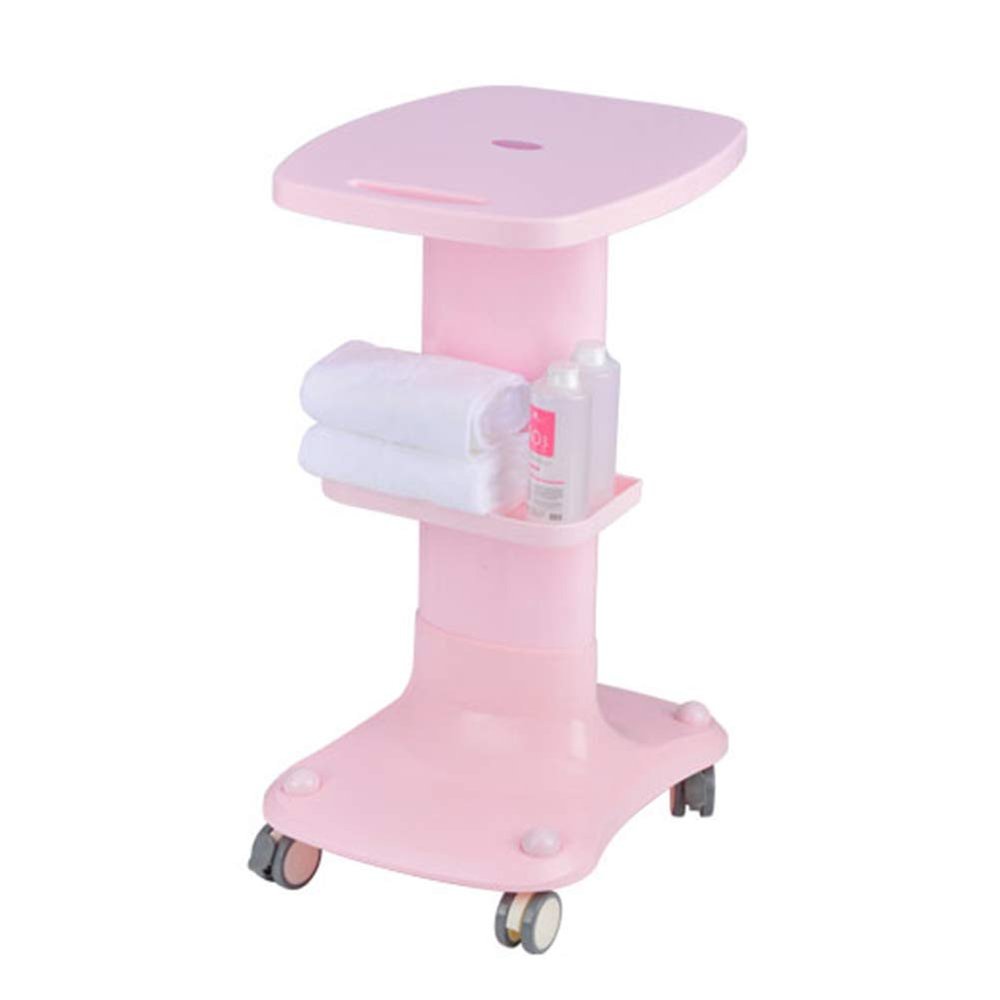 MERTNK Mobile ABS Salon Trolley, Pink, 38 × 48 × 75 cm