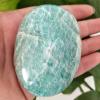 Kigauru Rough Natural Tianhe Stone Crystal Palm Stone, Healing Crystal Decorative Collection Stone (Color: A32, 125 g) view 1