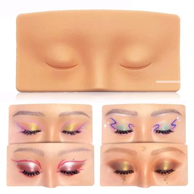 Realistic Silicone Makeup Practice Face for Eye Makeup