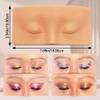 Realistic Silicone Makeup Practice Face for Eye Makeup view 2