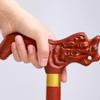 JWW Wooden Walking Cane, Red, 75 cm view 2