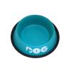 Croci Dog Bowl | 710ml Steel Bowl Peacock view 1