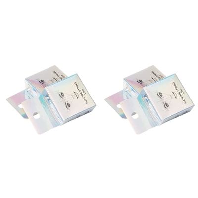 FRCOLOR 2 Sets Eyebrow Wire Rulers, Makeup Tool for Precise Drawing, 2 Pieces
