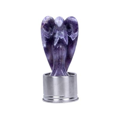 Youther 1pc Natural Crystal 3-Inch Angel Quartz Crystal Water Bottle, Gemstone Not Included, 1 Dram Amethyst
