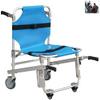 Emergency Stair Chair, 4-Wheel Evacuation Transport Chair, 350 lb Capacity, Blue view 1