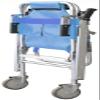 Emergency Stair Chair, 4-Wheel Evacuation Transport Chair, 350 lb Capacity, Blue view 4